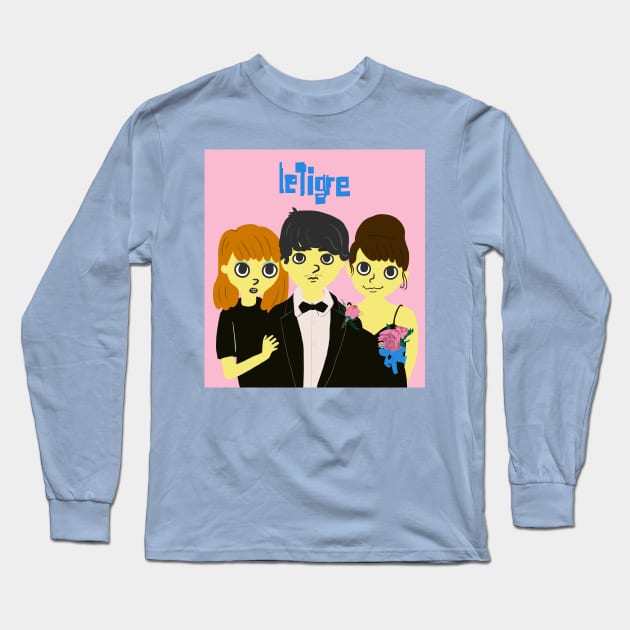 Le Tigre - This Island album Illustration Long Sleeve T-Shirt by MiaouStudio